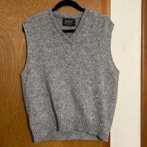 Grey sweater vest